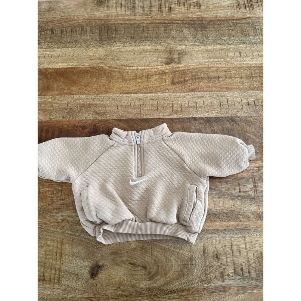 Nike Baby Quilted Quarter Zip Pullover Sweatshirt (12M / 74–80 cm)
